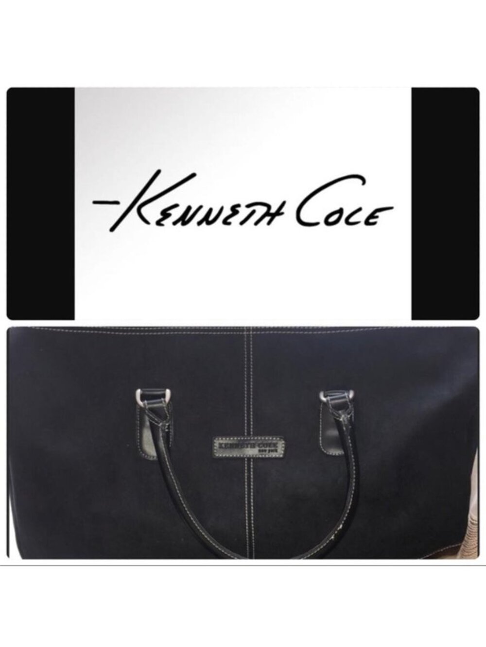 Kenneth Cole  New beautiful suede bag
